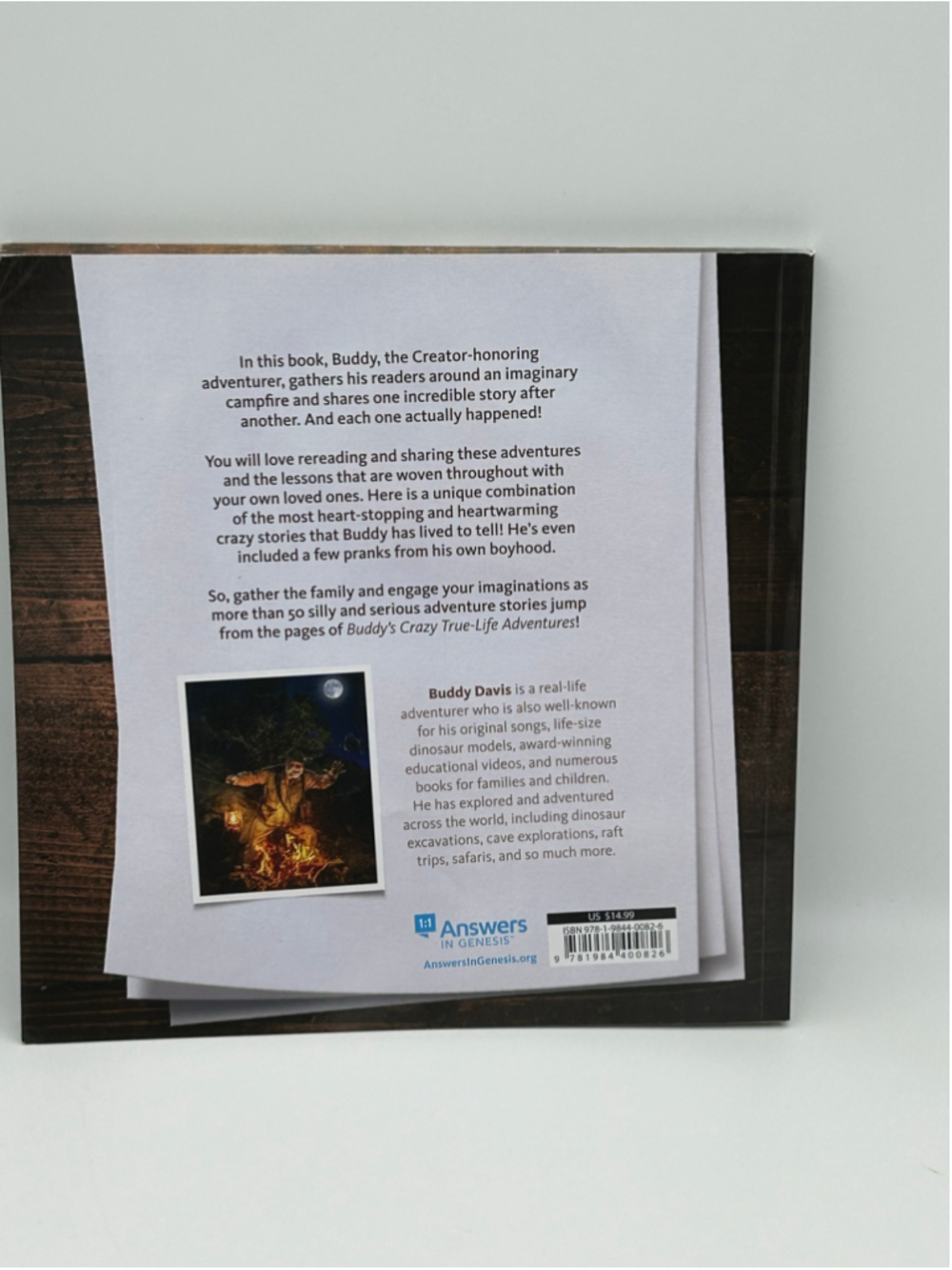 Answers in Genesis Buddy's Crazy True-Life Adventures Book One Size Brown - Picture 2 of 4